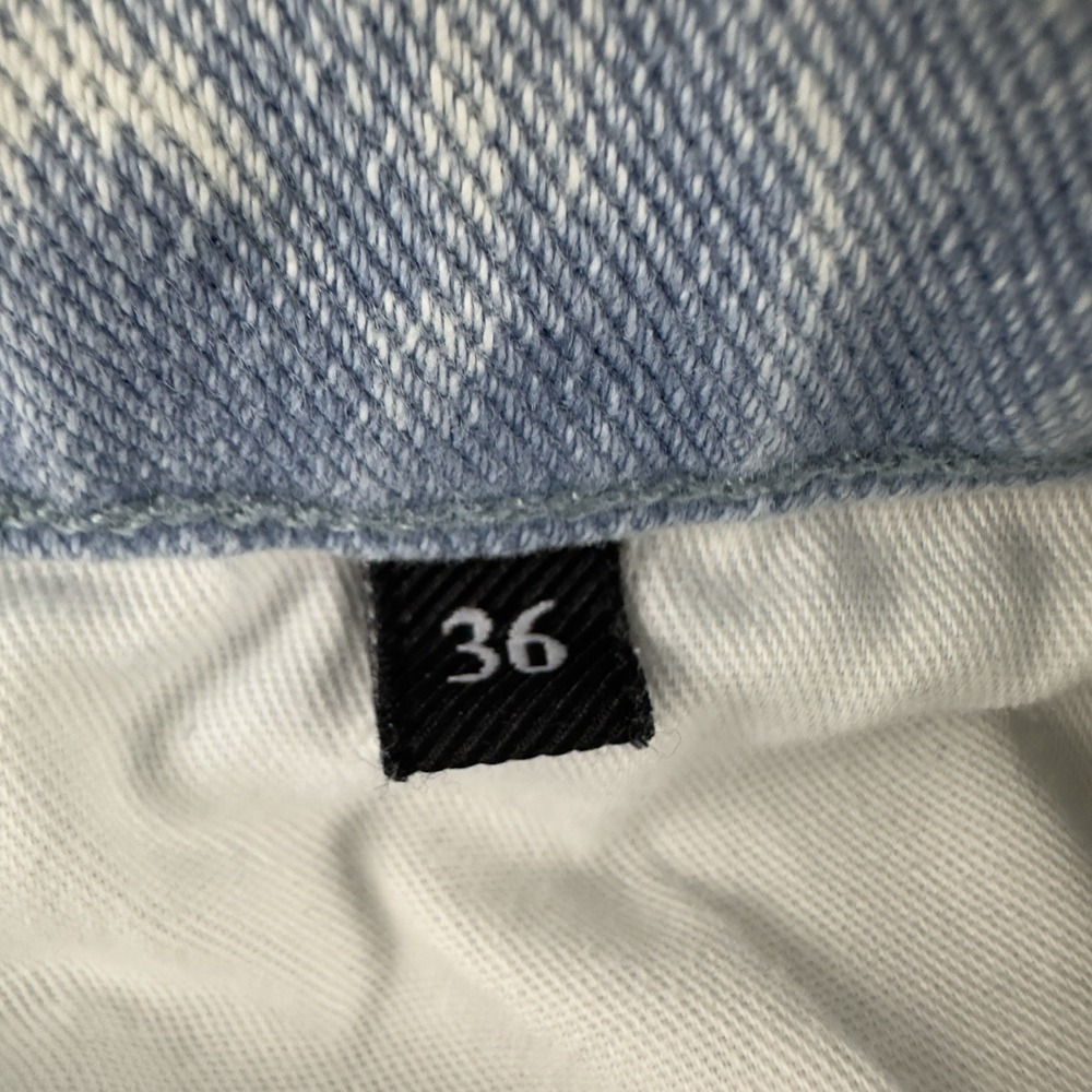 7 For All Mankind Jeans Men's Size 36 Light Wash Denim Slim Tapered Fit - Picture 8 of 12